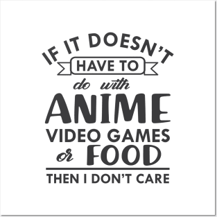 Anime - If it doesn't have to do with anime video games or food then I don't care Posters and Art